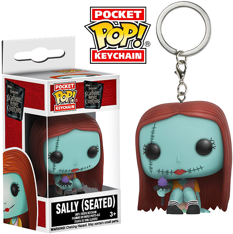 POP Nightmare Before Christmas Sally Vinyl Figure Pocket Keychain