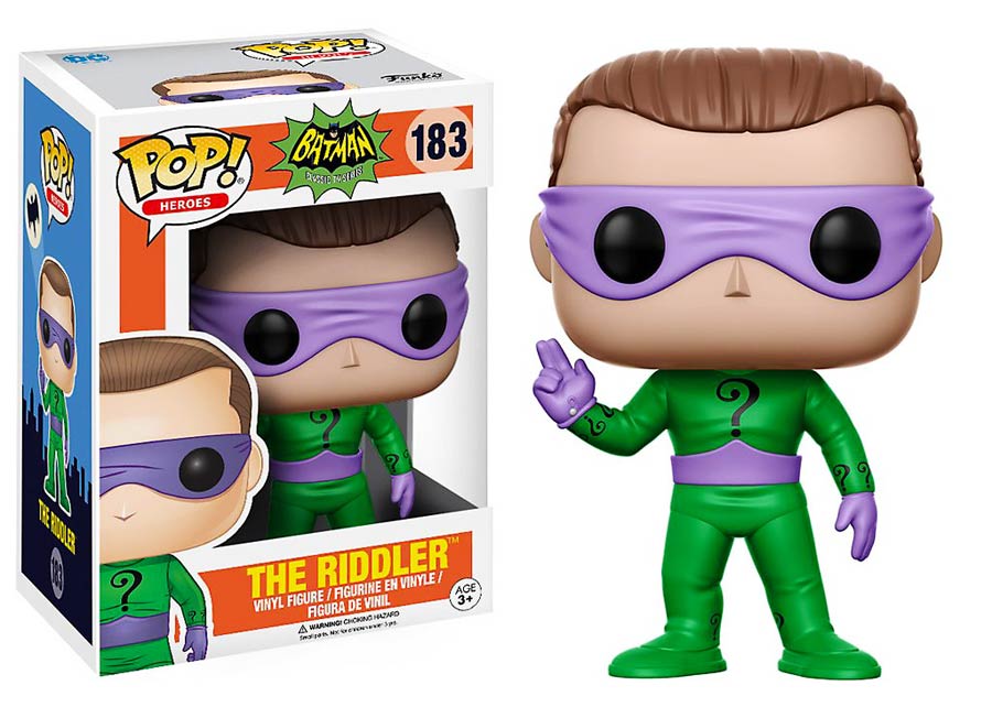 POP Heroes 183 Batman 1966 Riddler Vinyl Figure