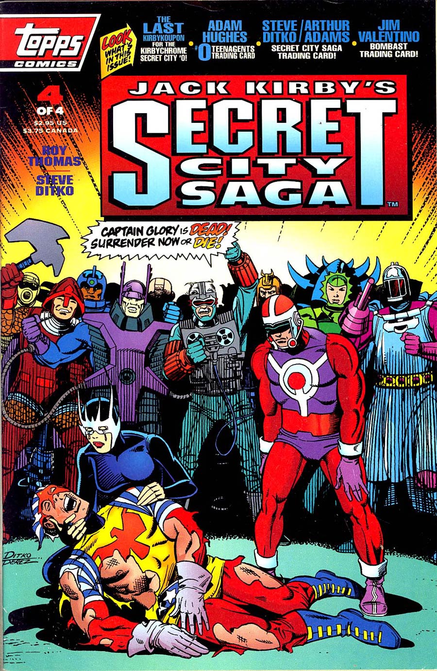 Jack Kirbys Secret City Saga #4 Cover B Without Polybag