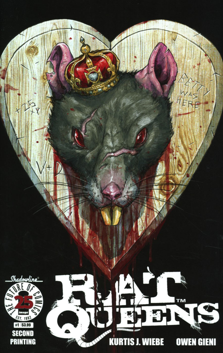 Rat Queens Vol 2 #1 Cover D 2nd Ptg Owen Gieni Variant Cover