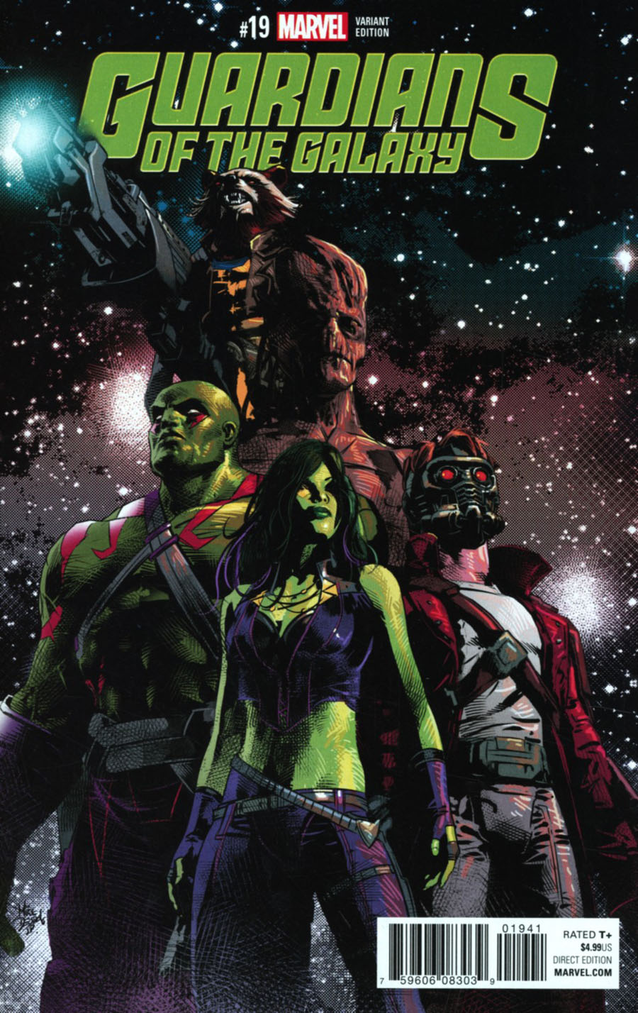 Guardians Of The Galaxy Vol 4 #19 Cover E Incentive Mike Deodato Jr Variant Cover