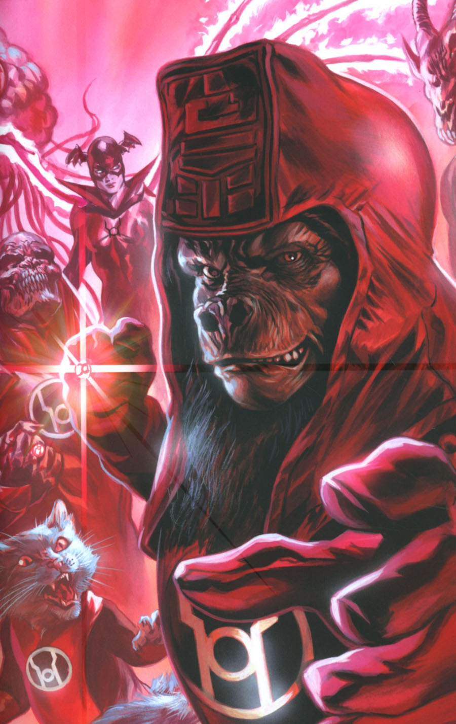 Planet Of The Apes Green Lantern #3 Cover E Incentive Felipe Massafera Spectrum Virgin Variant Cover