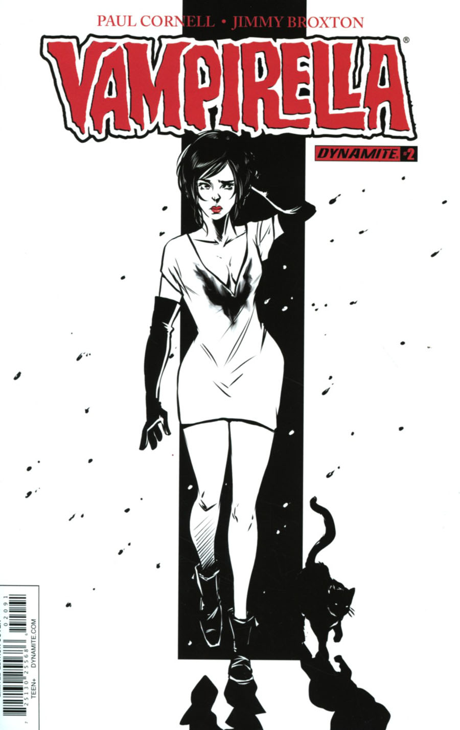 Vampirella Vol 7 #2 Cover I Incentive Emma Vieceli Black & White Cover