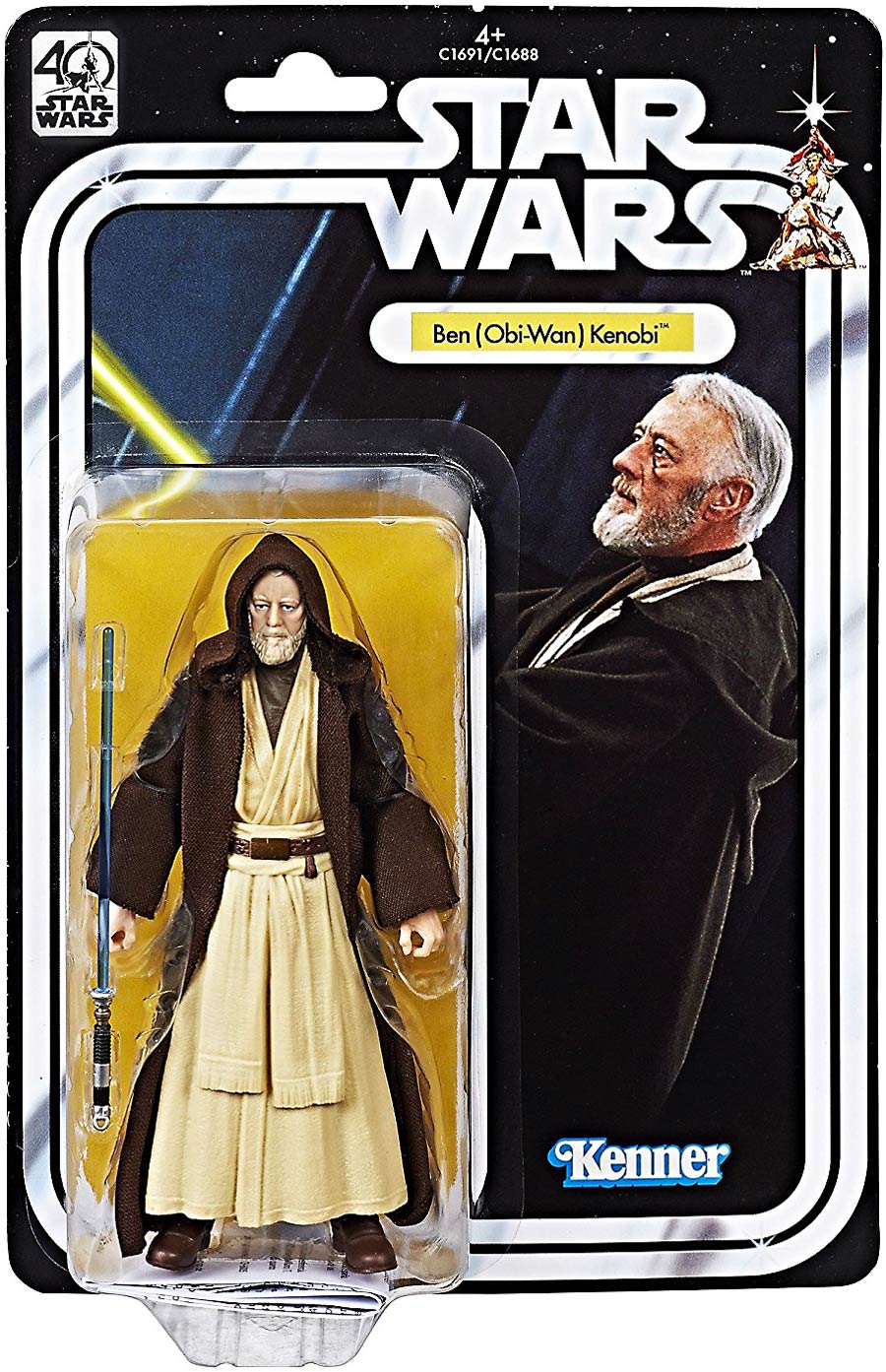 Star Wars Black 40th Anniversary 6-Inch Action Figure Assortment 201701 - Obi-Wan Kenobi