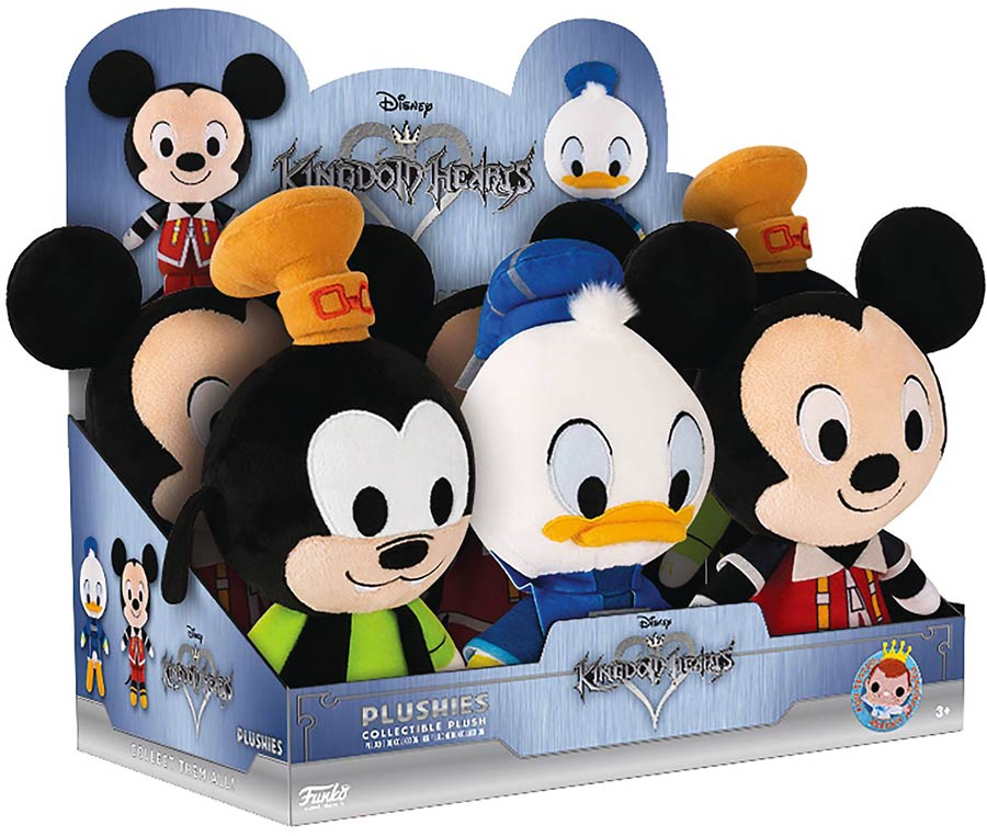Disney Kingdom Hearts 7-Inch Plush 6-Piece Assortment Case