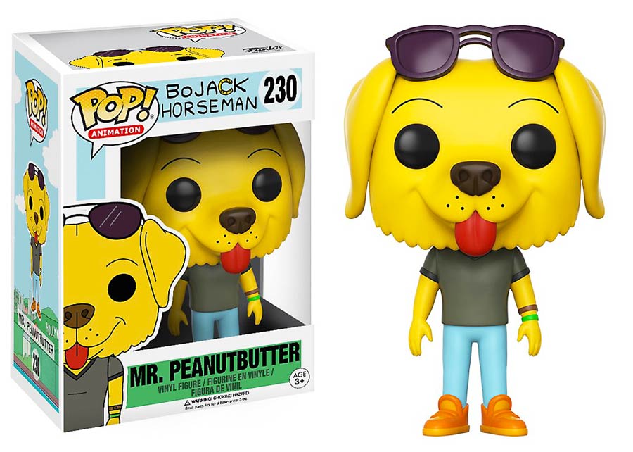 POP Animation 230 BoJack Horseman Mr Peanutbutter Vinyl Figure