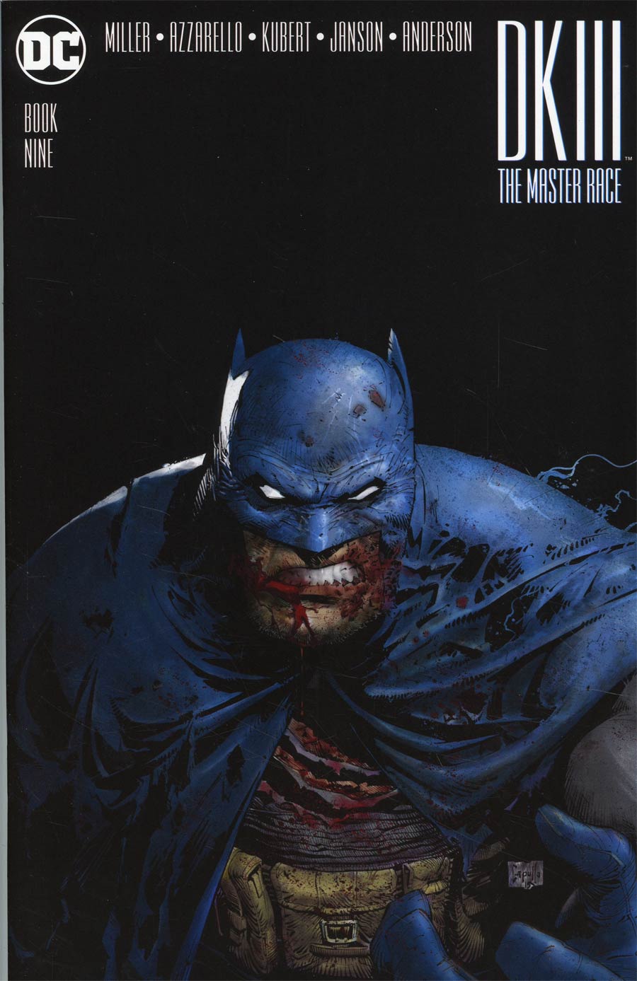 OF 8 DAVE GIBBONS 1:50 VARIANT EDITION COVER DC DARK KNIGHT III MASTER RACE #1 