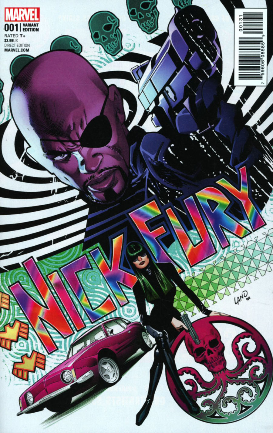 Nick Fury #1 Cover E Incentive Greg Land Variant Cover