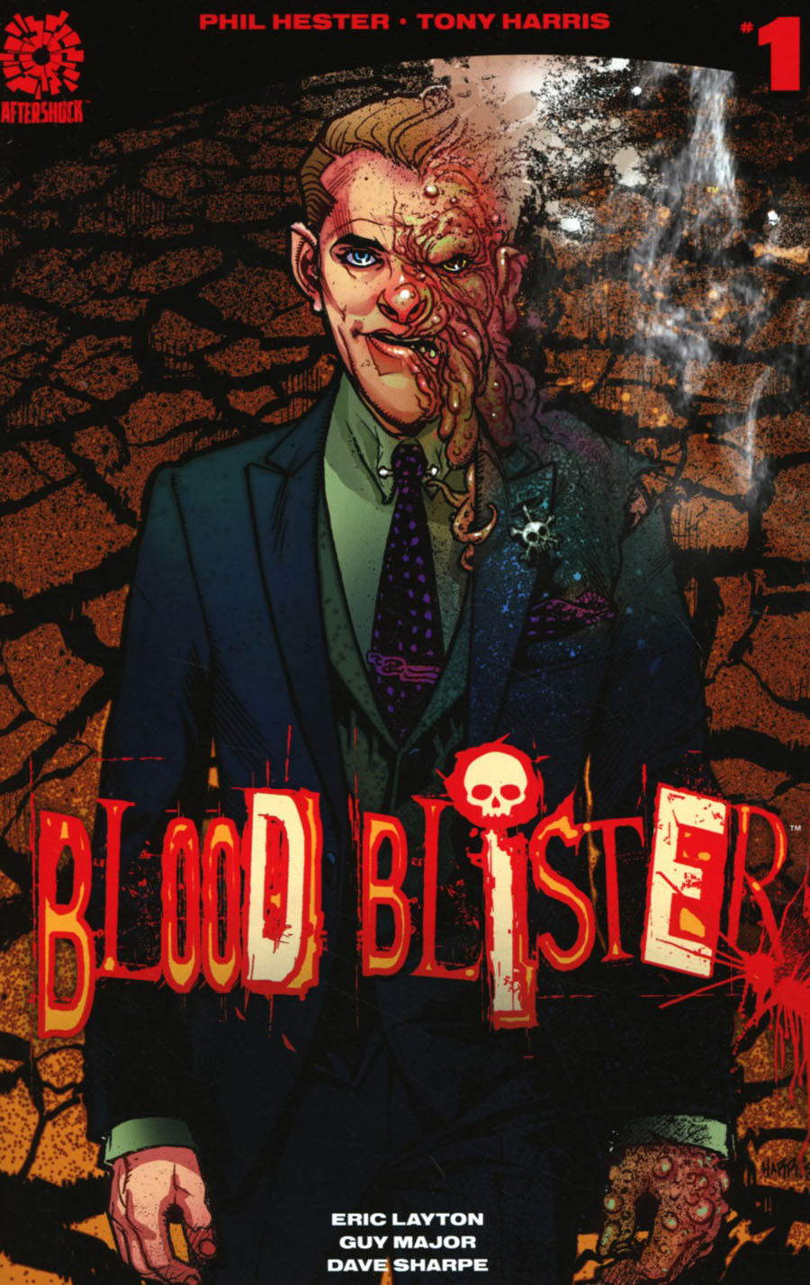 Blood Blister #1 Cover C 2nd Ptg Tony Harris Variant Cover