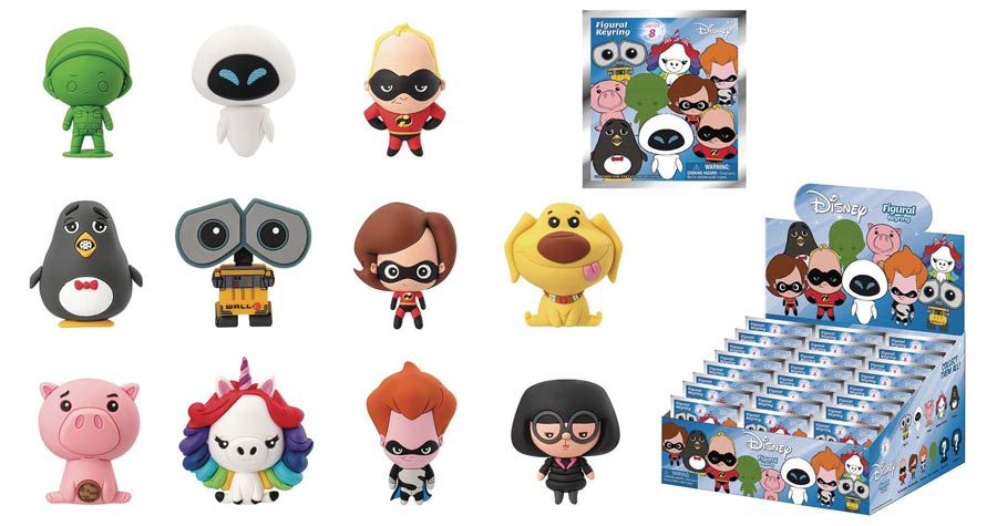 Disney Figural Keyring Series 8 Blind Mystery Box 24-Piece Display