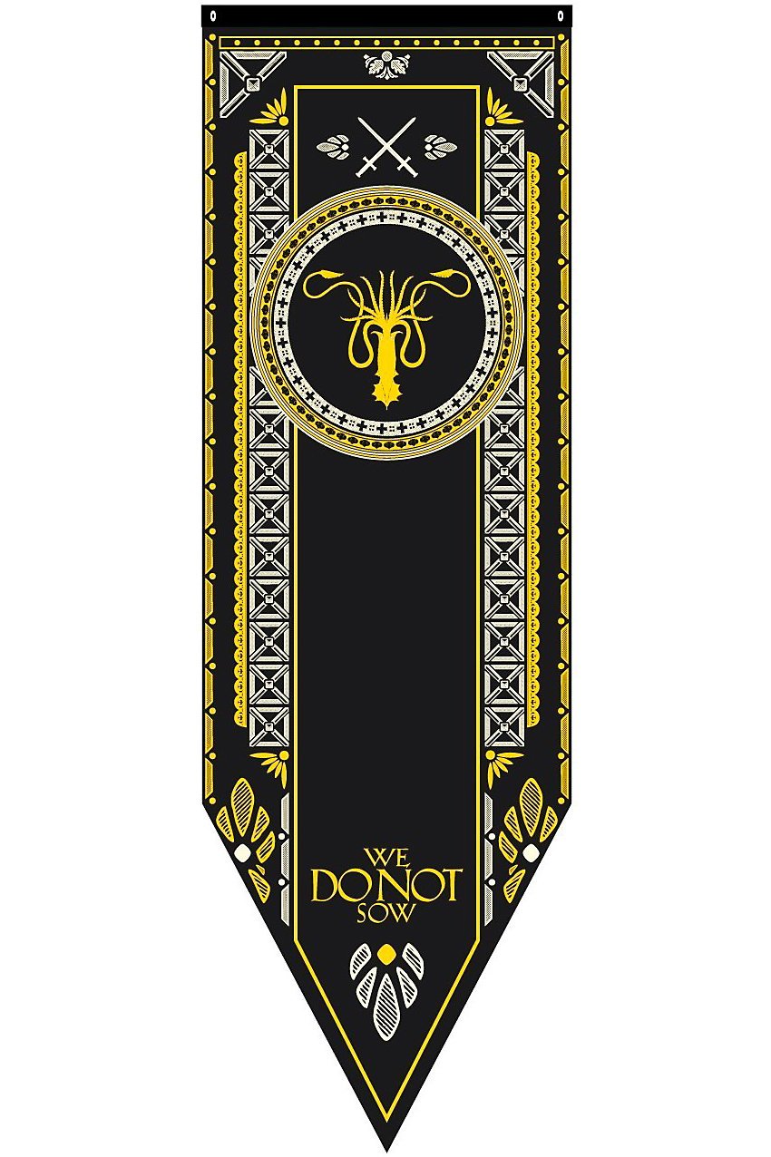 Game Of Thrones House Tournament Banner - Greyjoy 