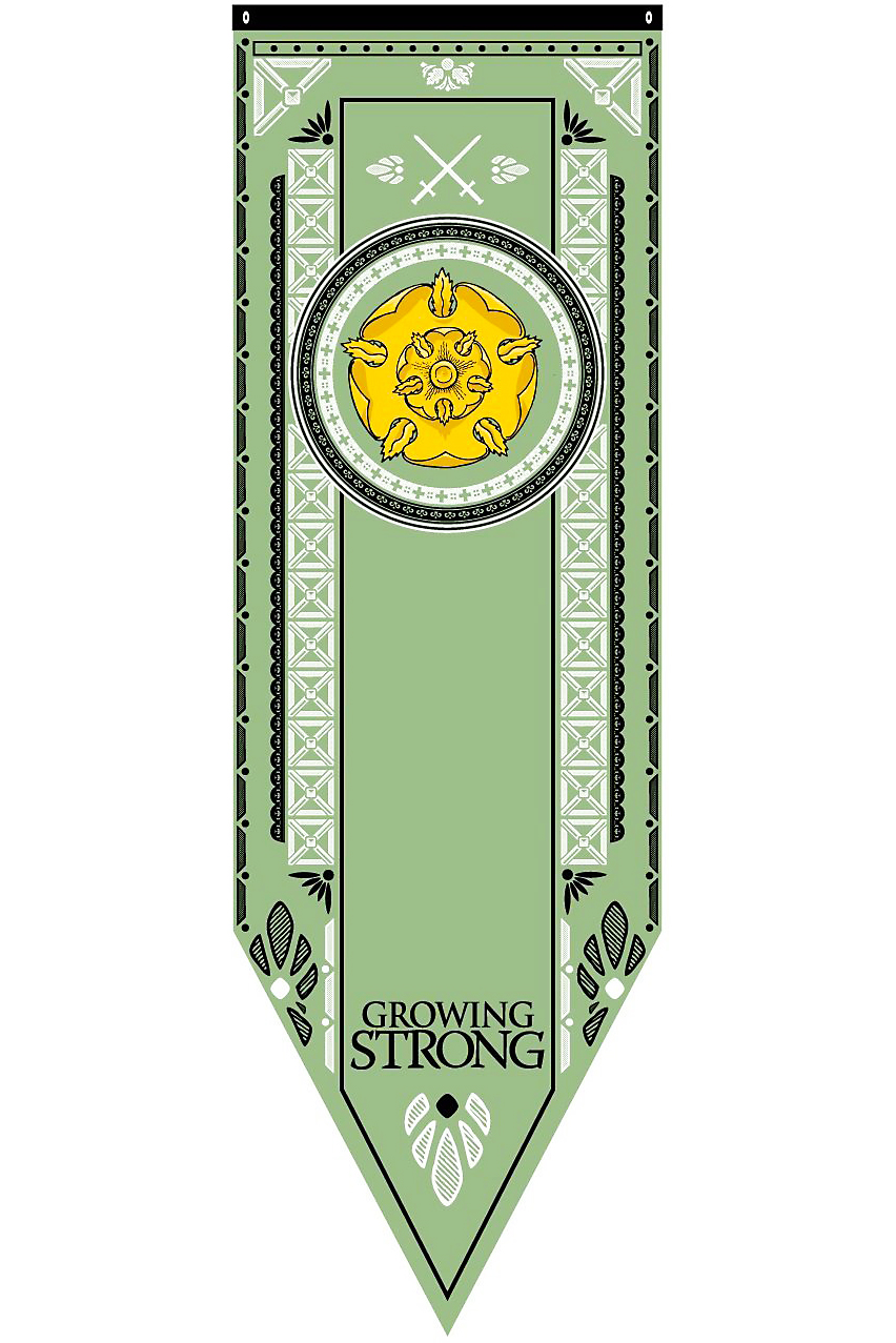 Game Of Thrones House Tournament Banner - Tyrell