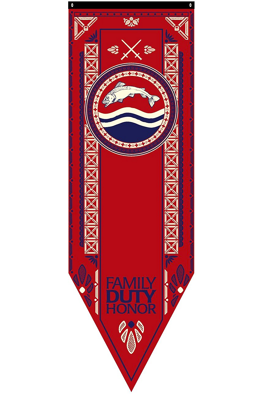Game Of Thrones House Tournament Banner - Tully