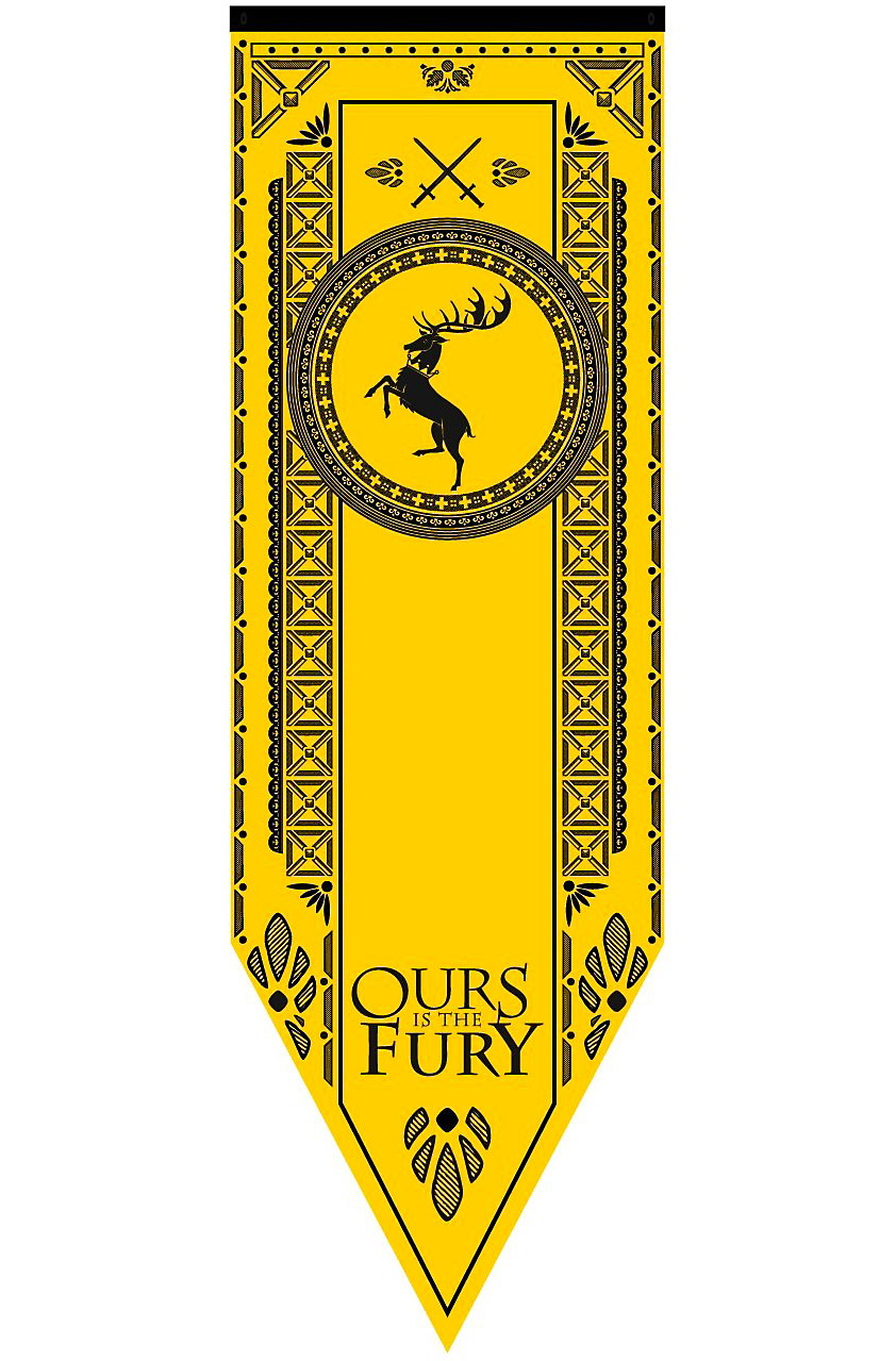 Game Of Thrones House Tournament Banner - Baratheon