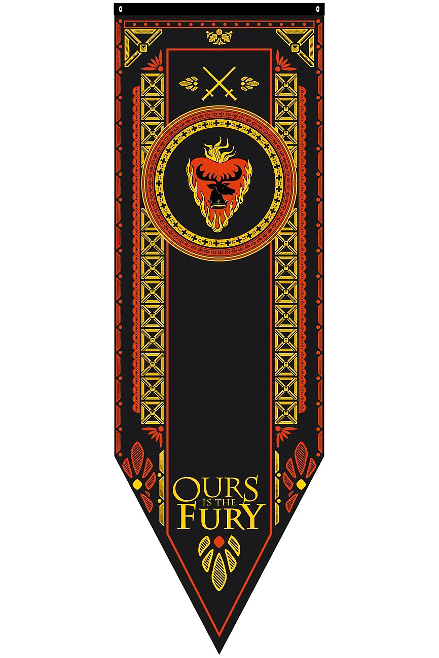 Game Of Thrones House Tournament Banner - Stannis Baratheon