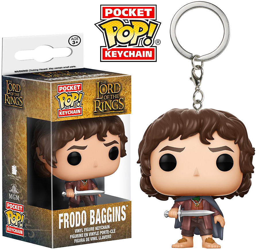 POP Lord Of The Rings Frodo Baggins Vinyl Figure Pocket Keychain