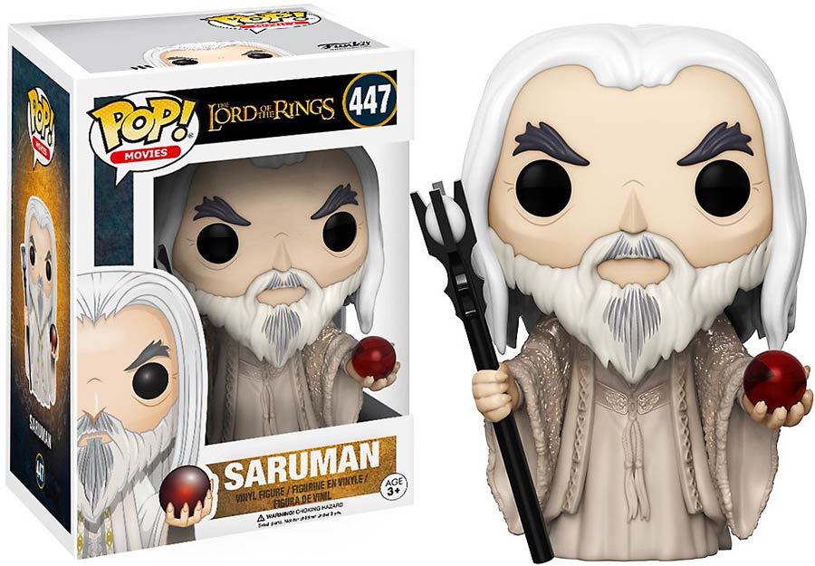 POP Movies 447 Lord Of The Rings Saruman Vinyl Figure