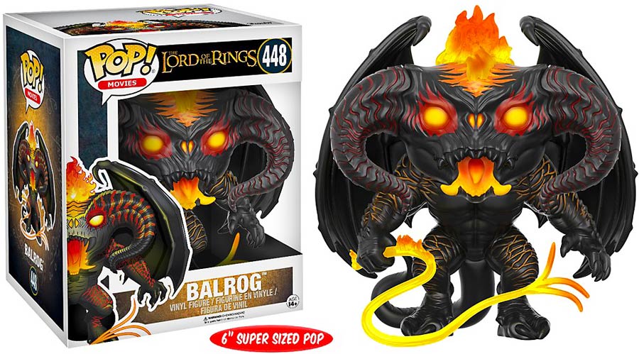 POP Movies 448 Lord Of The Rings Balrog 6-inch Vinyl Figure