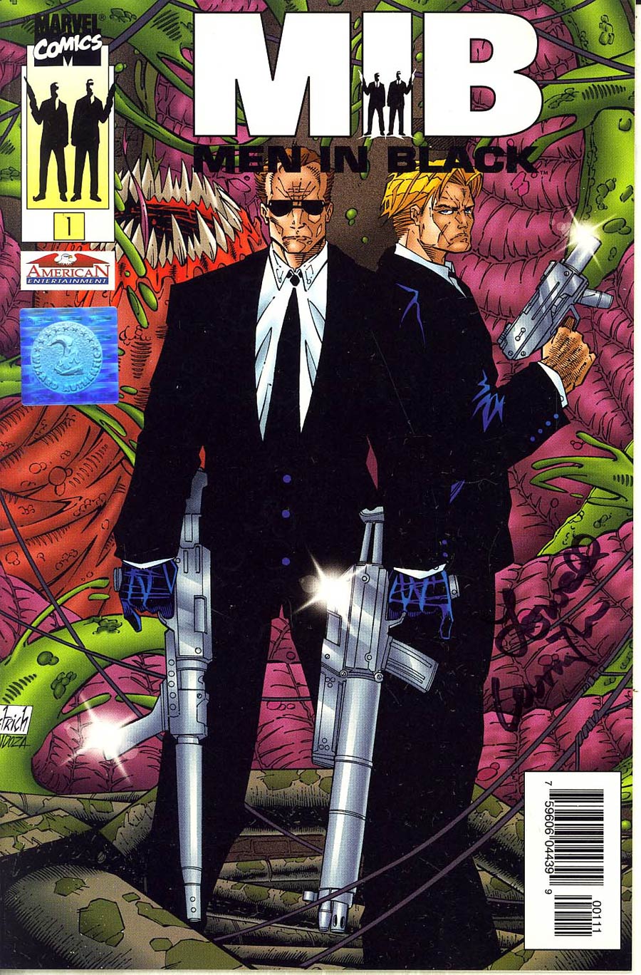 Men In Black Special Edition #1 Cover B American Entertainment Exclusive Signed With Certificate