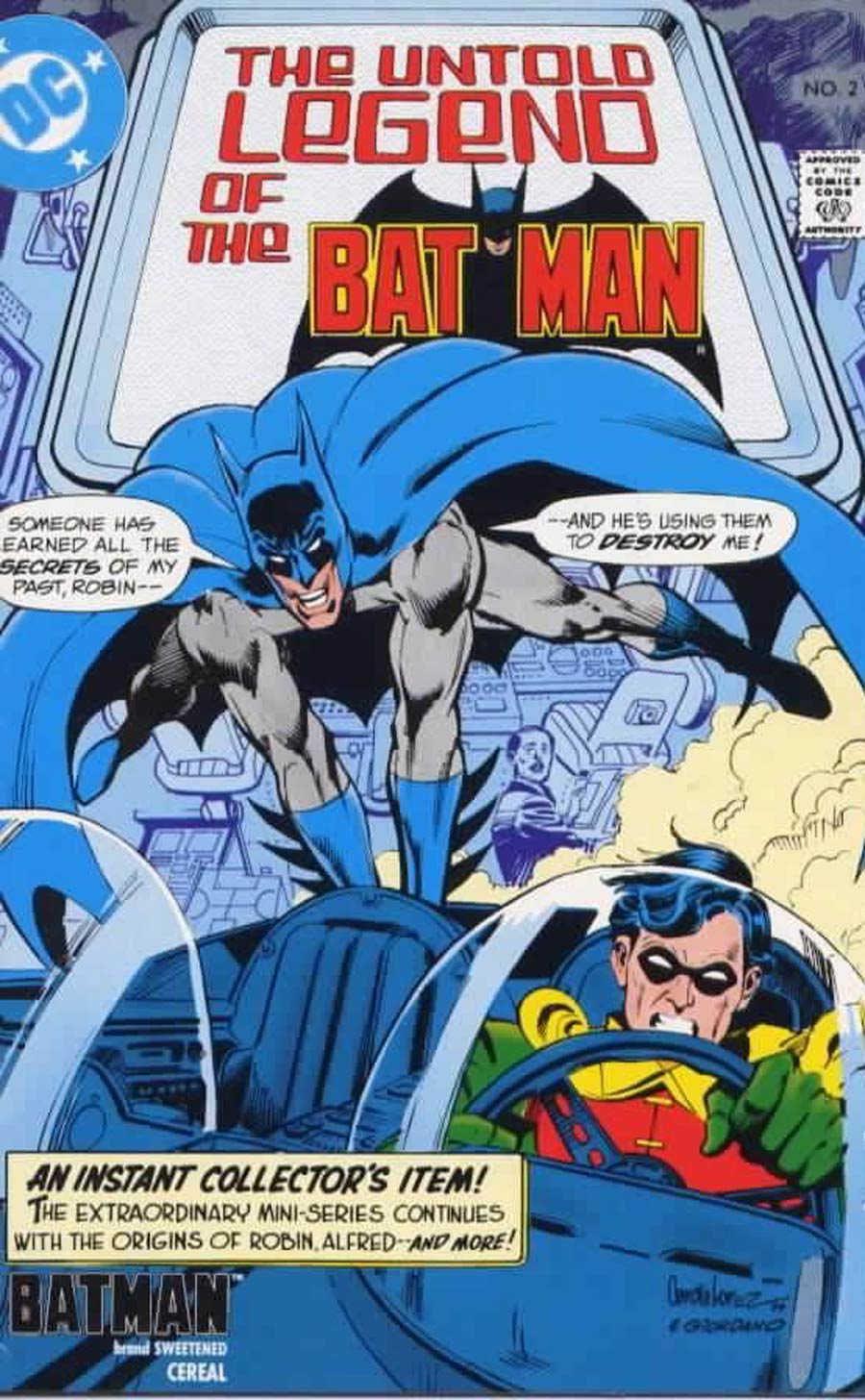 Untold Legend Of The Batman #2 Cover B Cereal Mini Reprint