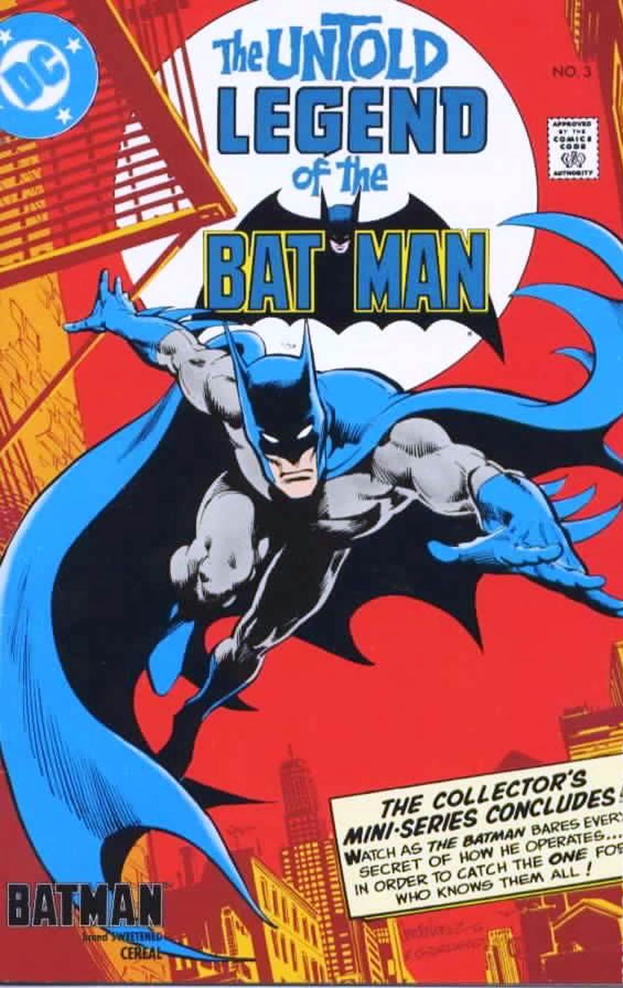 Untold Legend Of The Batman #3 Cover B Cereal Mini Reprint