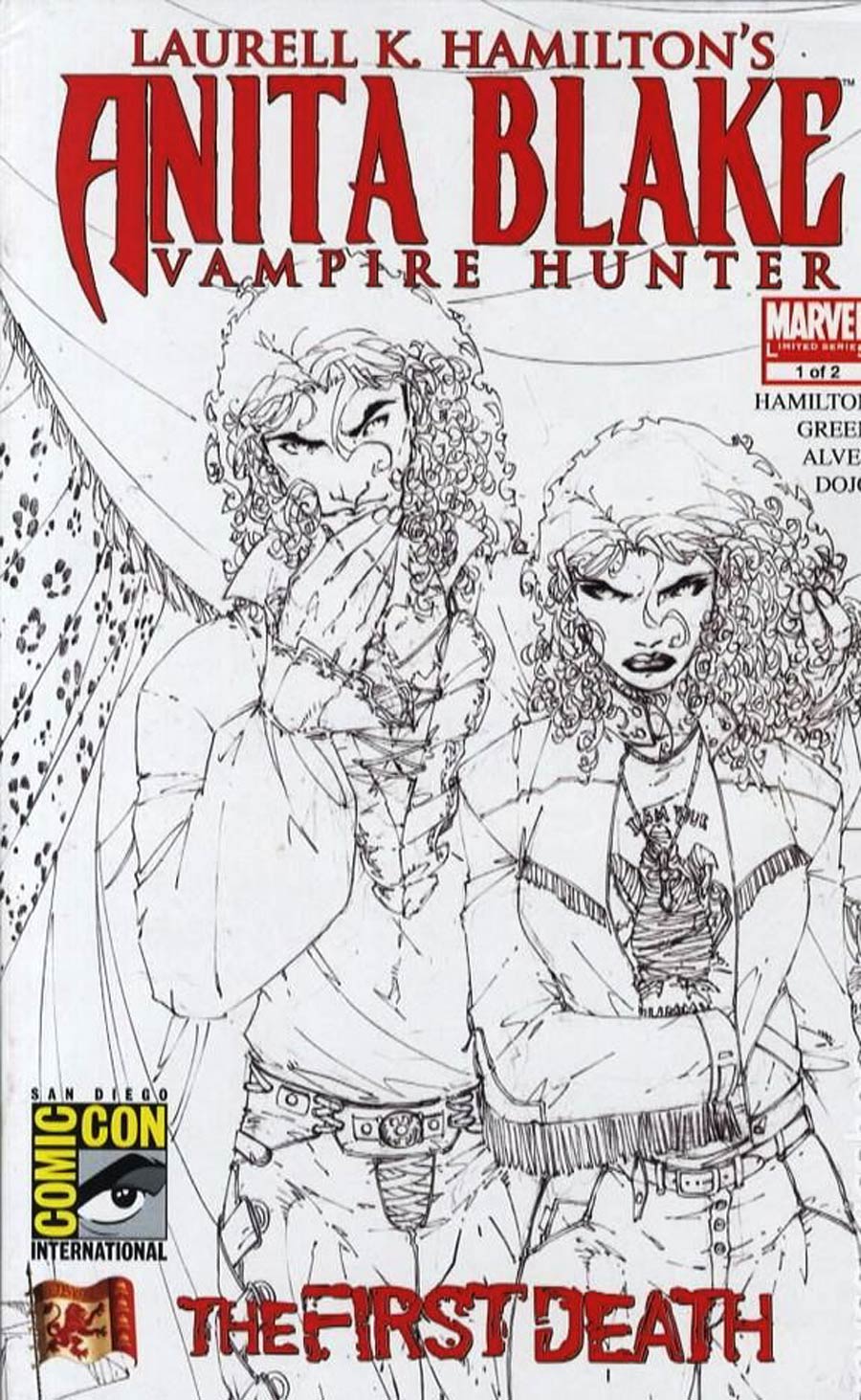 Anita Blake Vampire Hunter First Death #1 Cover B SDCC Exclusive Variant Cover