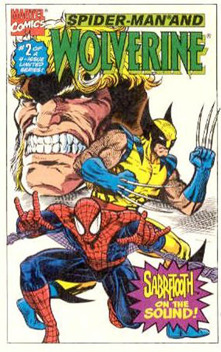 Spider-Man Drakes Cakes Mini Comic Book (1993) #2 Wolverine
