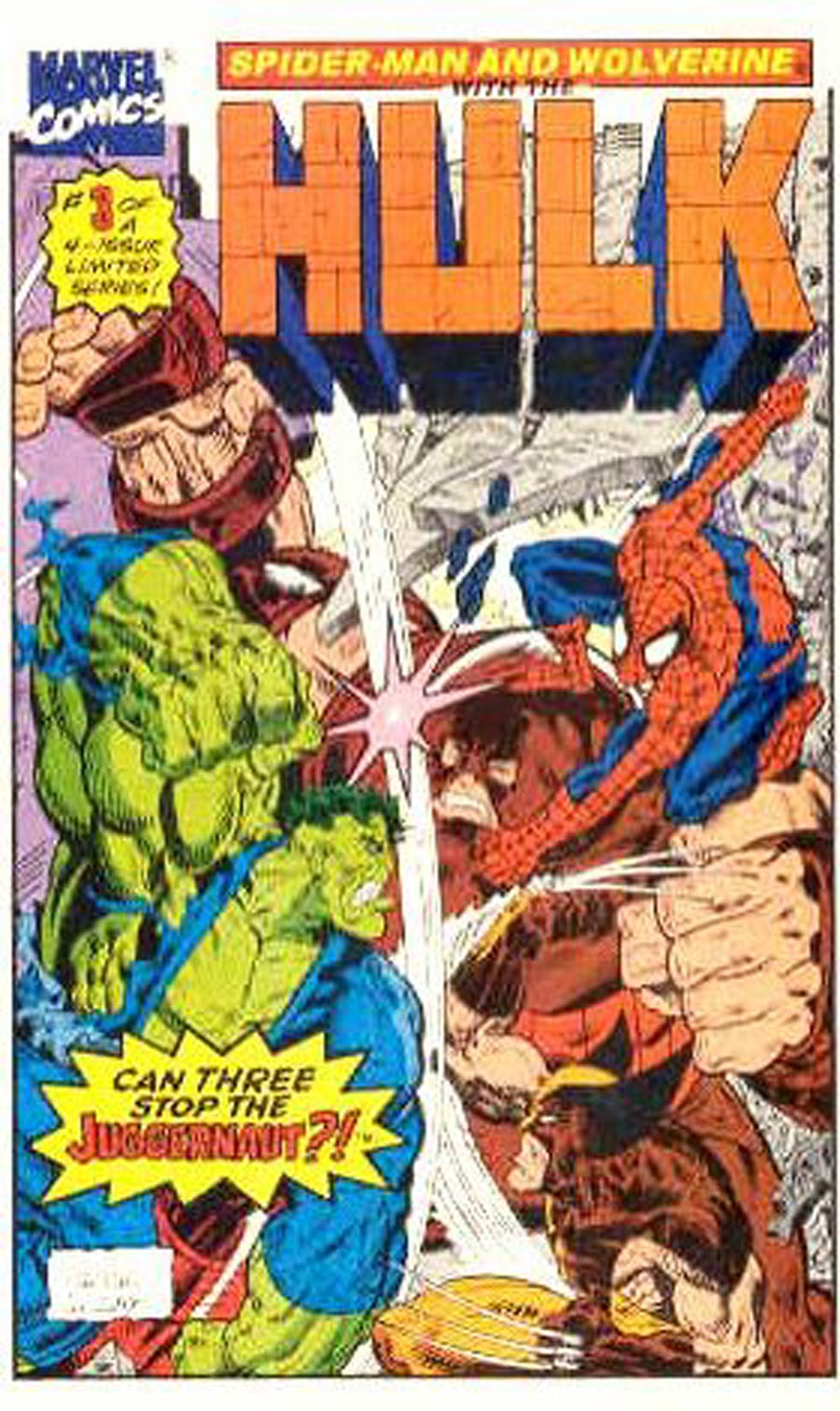 Spider-Man Drakes Cakes Mini Comic Book (1993) #3 Wolverine And Hulk