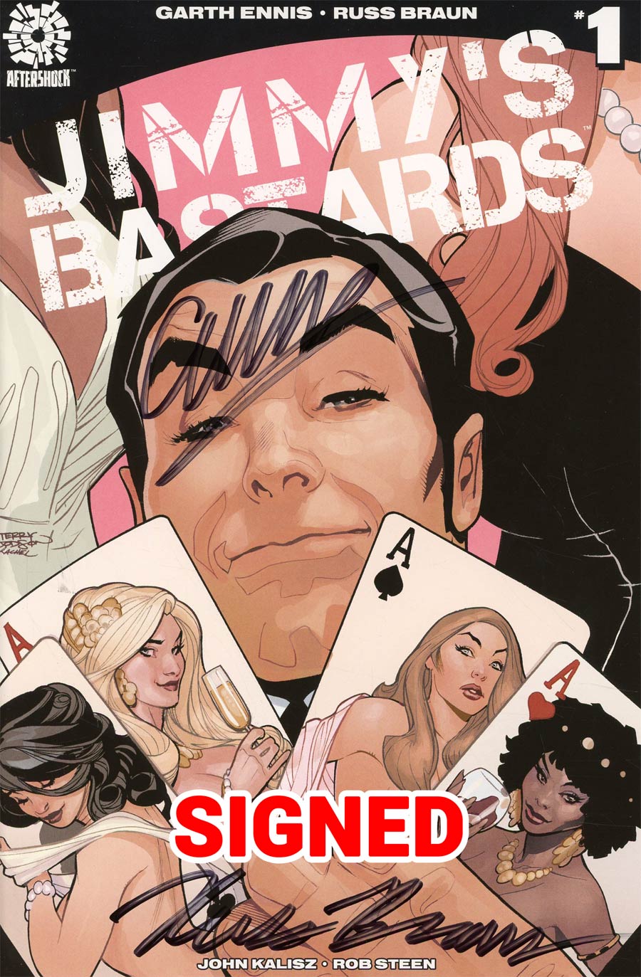 Jimmys Bastards #1 Cover D Midtown Exclusive Terry Dodson Cover Signed By Garth Ennis & Russ Braun
