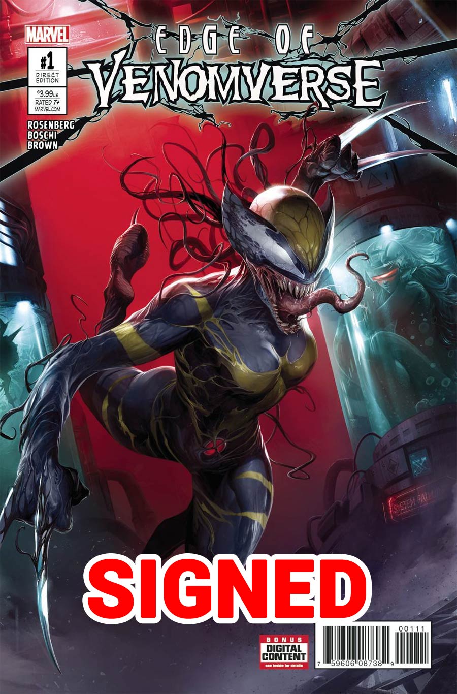 Edge Of Venomverse #1 Cover D Regular Francesco Mattina Cover Signed By Matthew Rosenberg