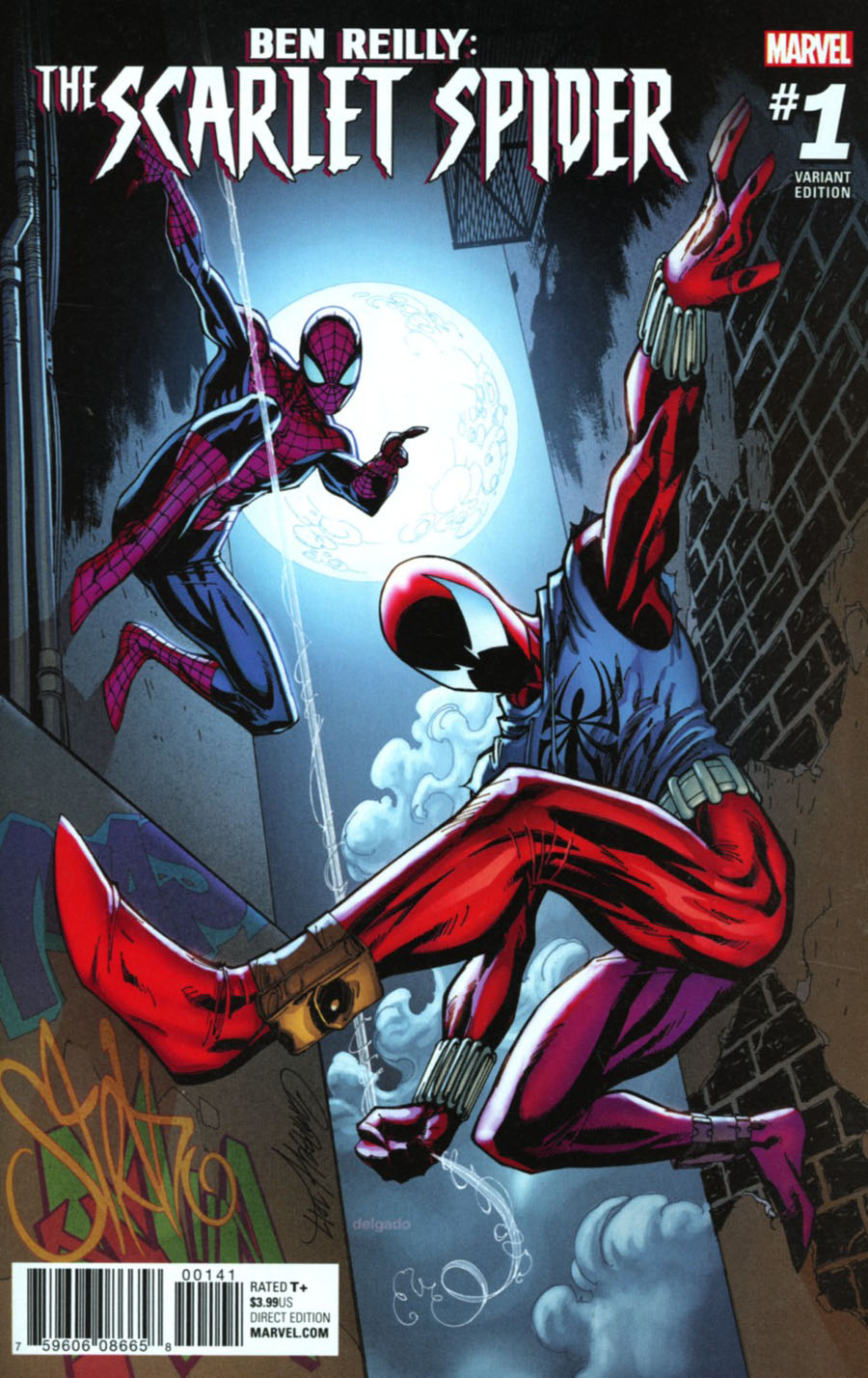 Ben Reilly The Scarlet Spider #1 Cover C Incentive J Scott Campbell Variant Cover