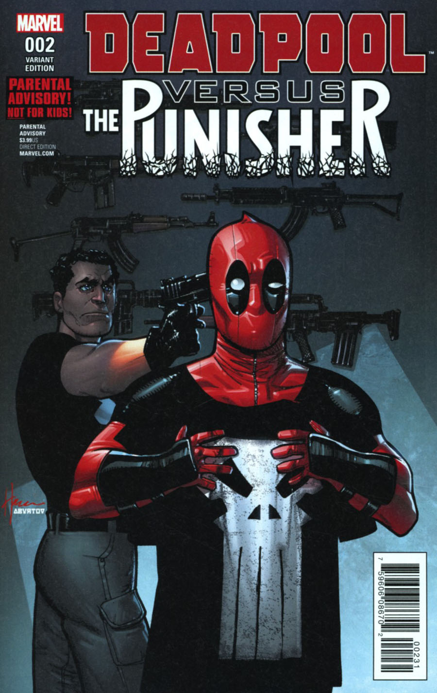 Deadpool vs Punisher #2 Cover C Incentive Howard Chaykin Variant Cover