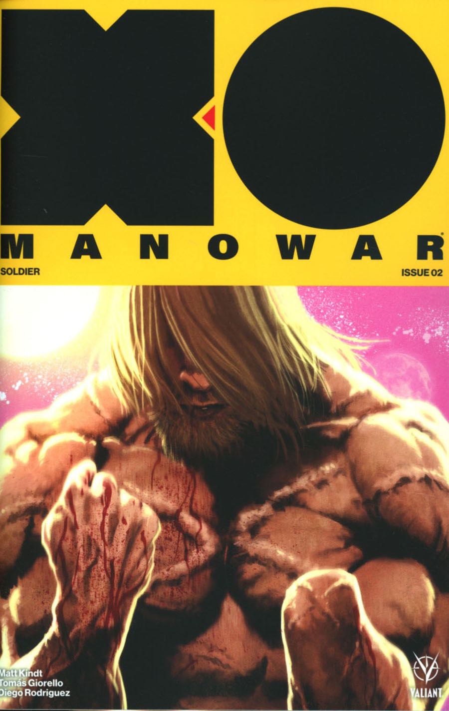 X-O Manowar Vol 4 #2 Cover F Incentive Kaare Andrews X-O Manowar Icon Variant Cover