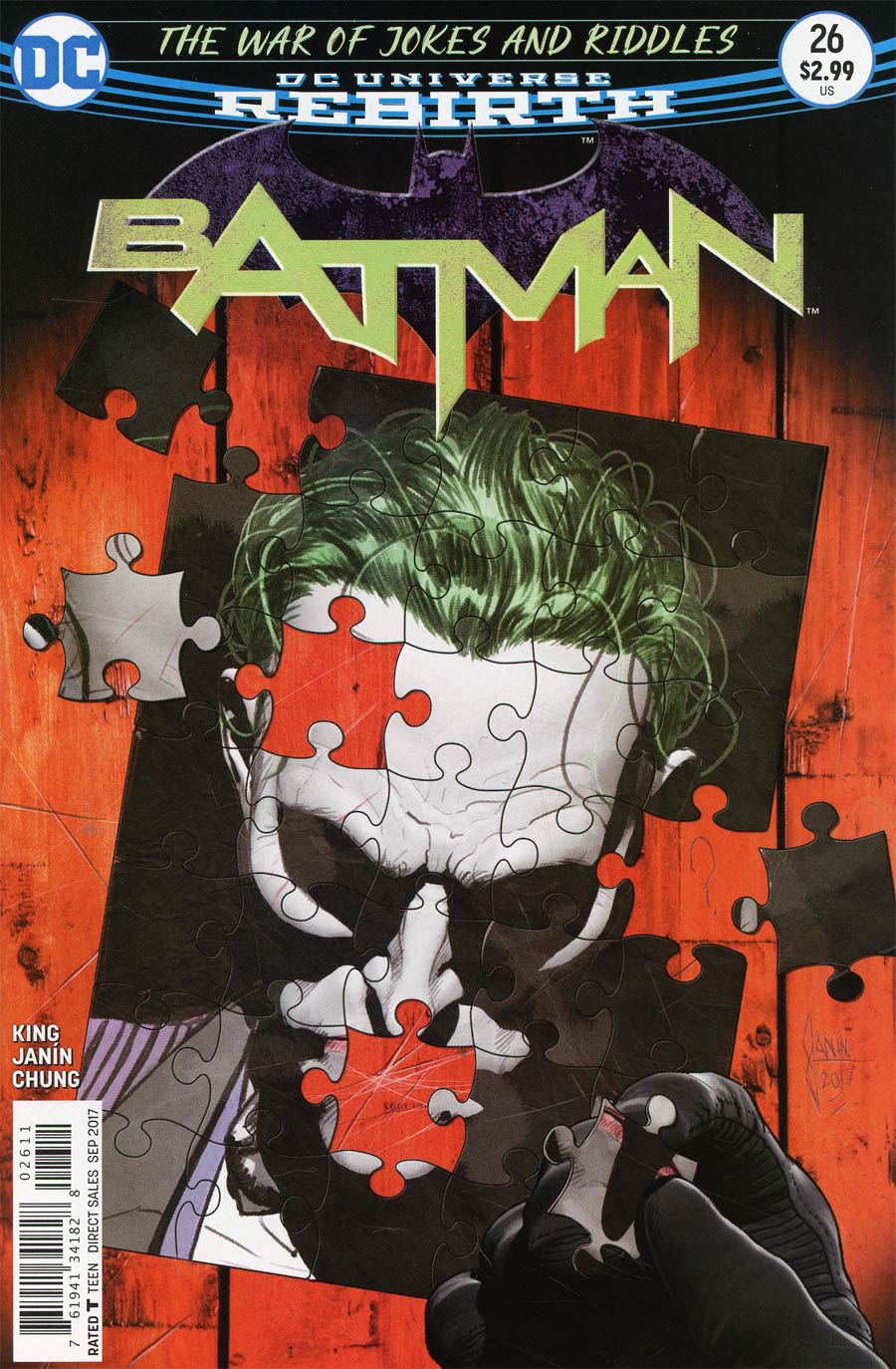 Batman Vol 3 #26 Cover A Regular Mikel Janin Cover