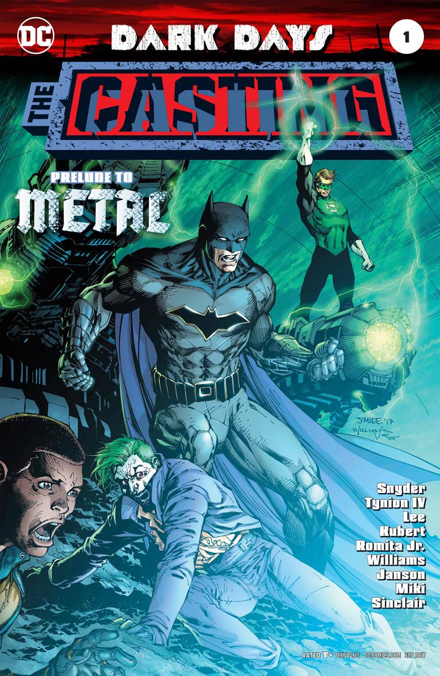 Dark Days The Casting #1 Cover A Regular Jim Lee & Scott Williams Foil-Stamped Cover