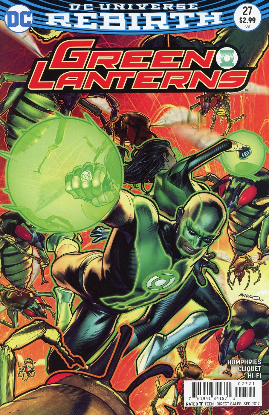 Green Lanterns #27 Cover B Variant Brandon Peterson Cover