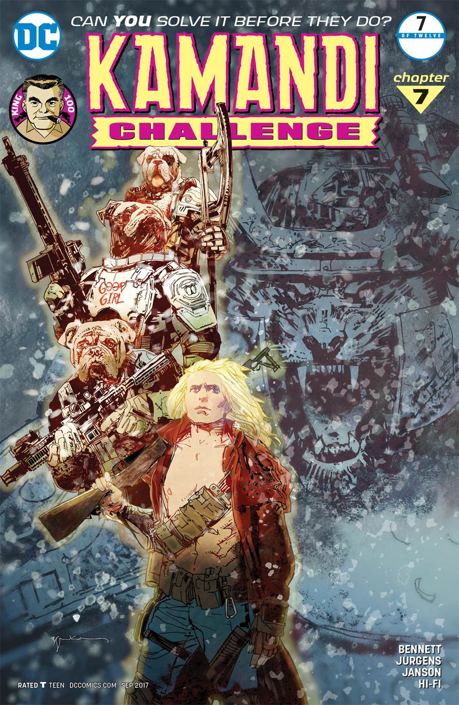 Kamandi Challenge #7 Cover A Regular Bill Sienkiewicz Cover