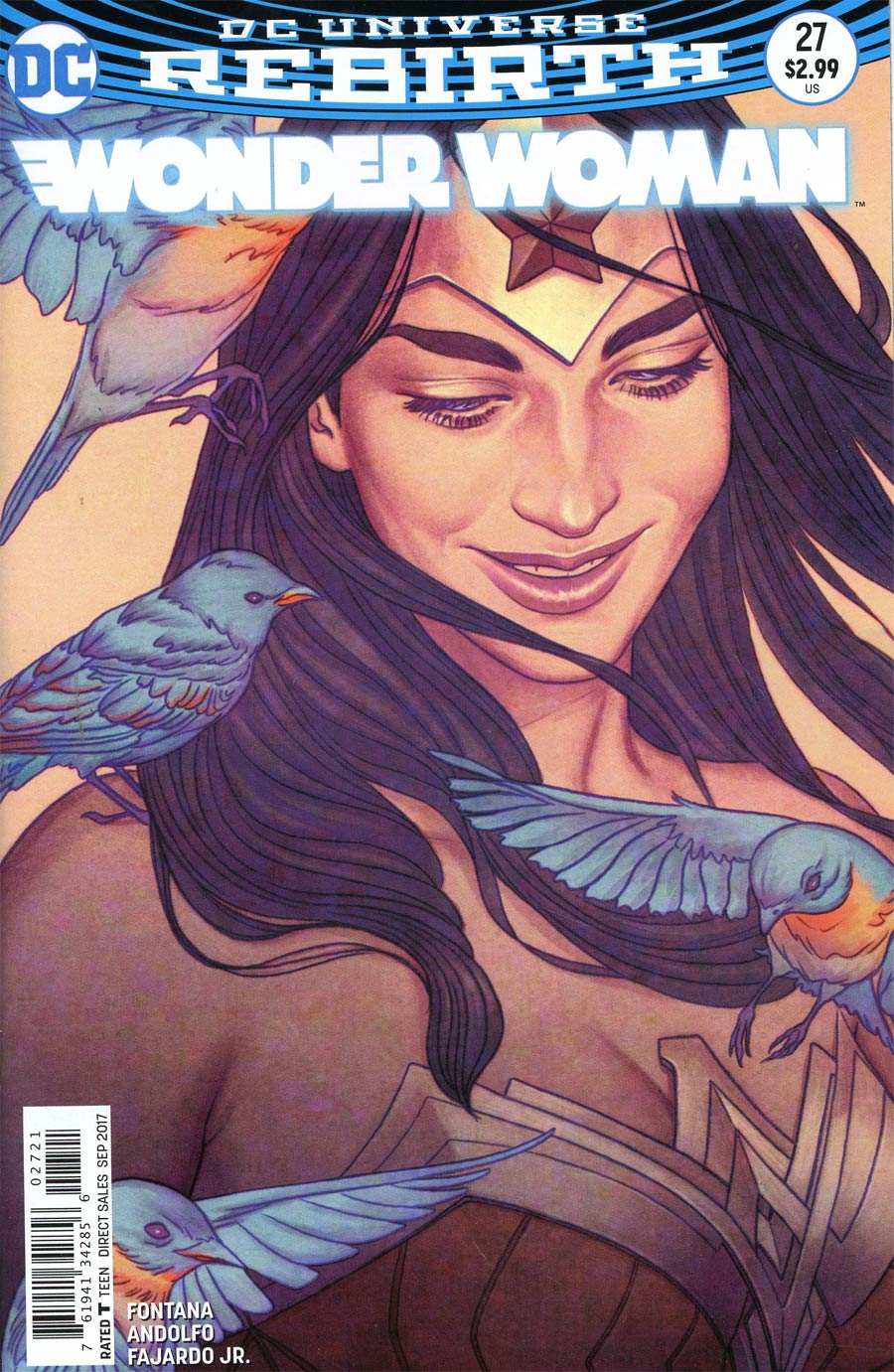 Wonder Woman Vol 5 #27 Cover B Variant Jenny Frison Cover