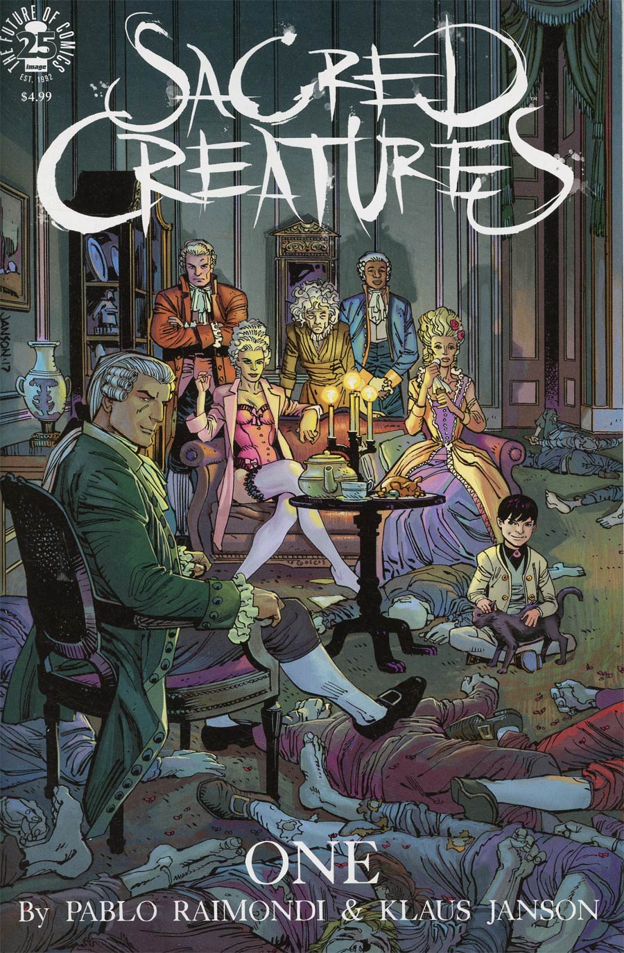 Sacred Creatures #1 Cover B Variant Klaus Janson Cover