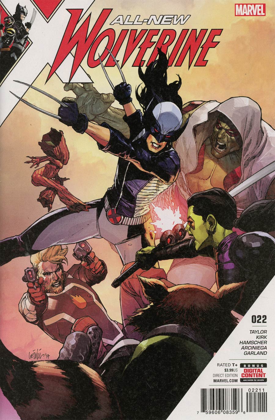 All-New Wolverine #22 Cover A Regular Leinil Francis Yu Cover