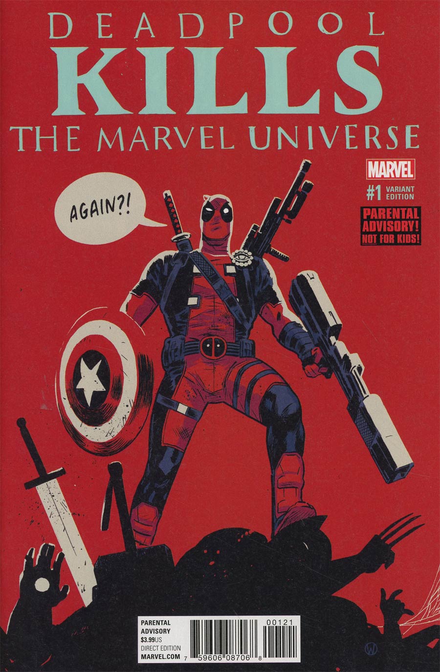 Deadpool Kills The Marvel Universe Again #1 Cover B Variant Michael Walsh Cover