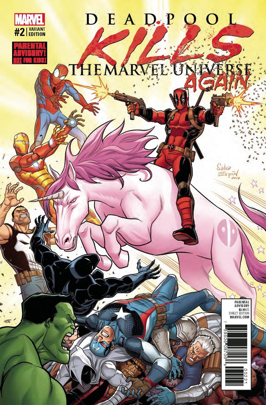 Deadpool Kills The Marvel Universe Again #2 Cover B Variant Salva Espin Cover