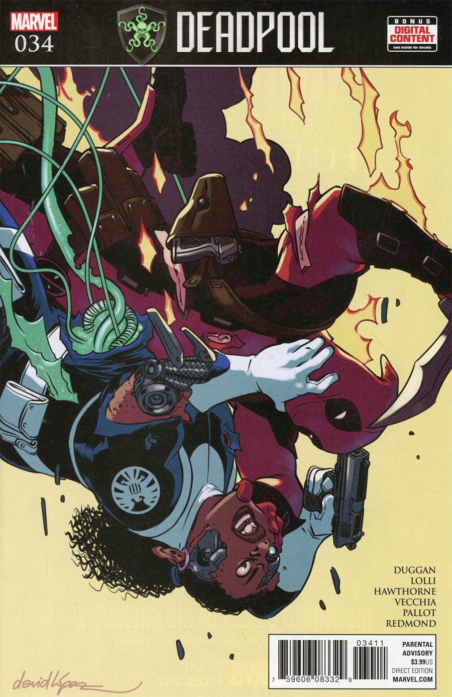 Deadpool Vol 5 #34 Cover A Regular David Lopez Cover (Secret Empire Tie-In)
