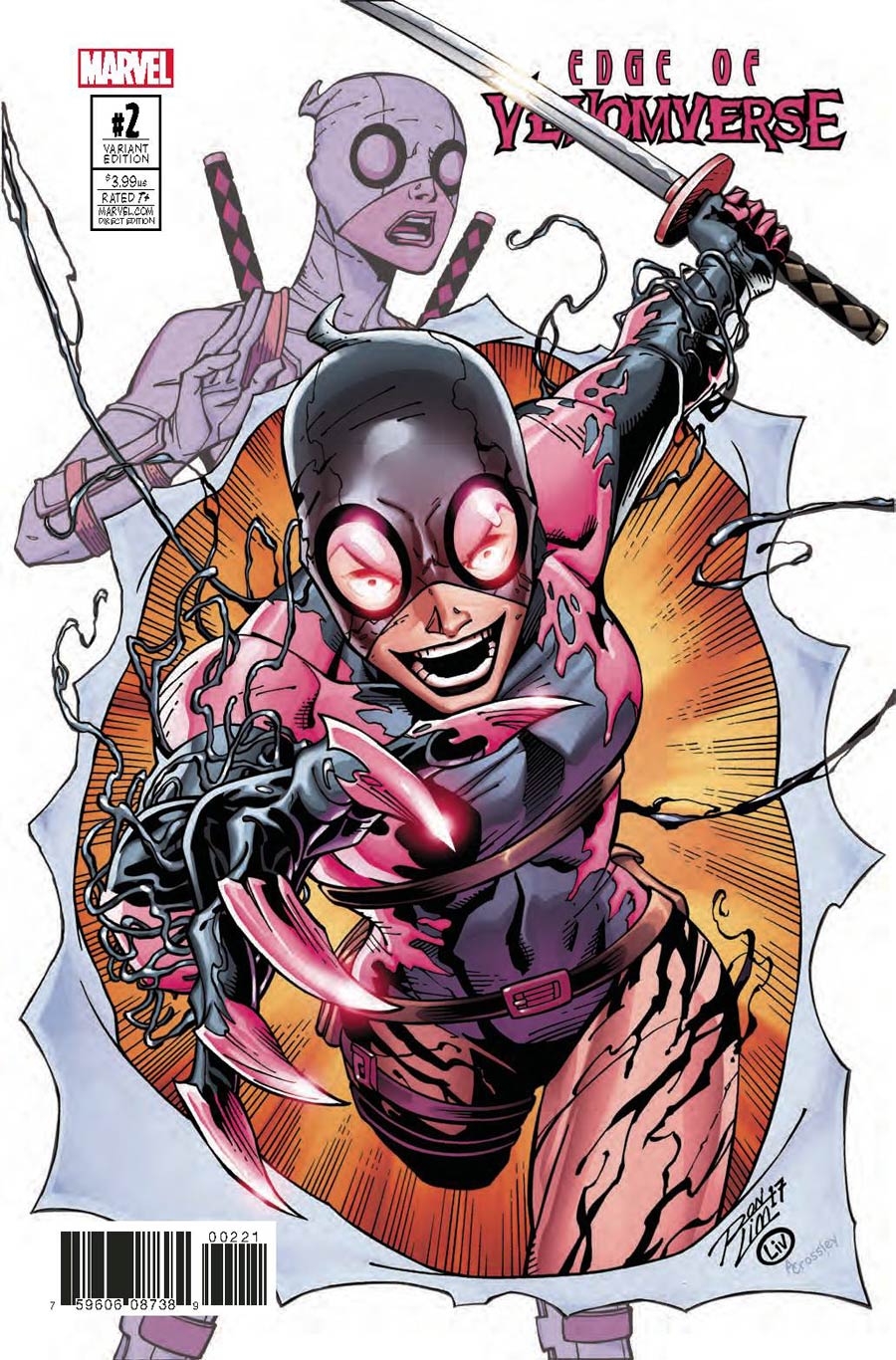 Edge Of Venomverse #2 Cover B Variant Ron Lim Cover