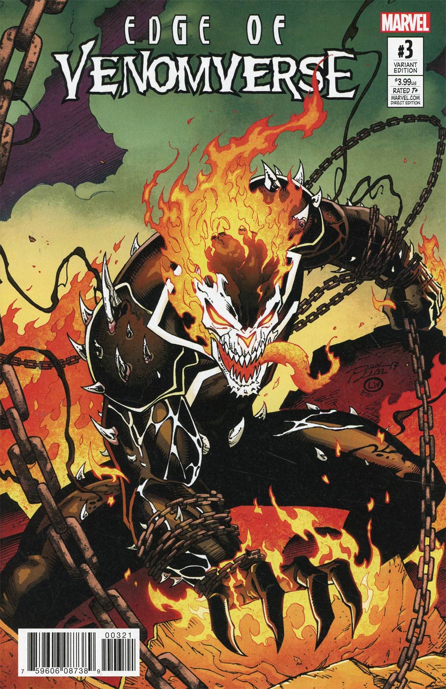 Edge Of Venomverse #3 Cover B Variant Ron Lim Cover