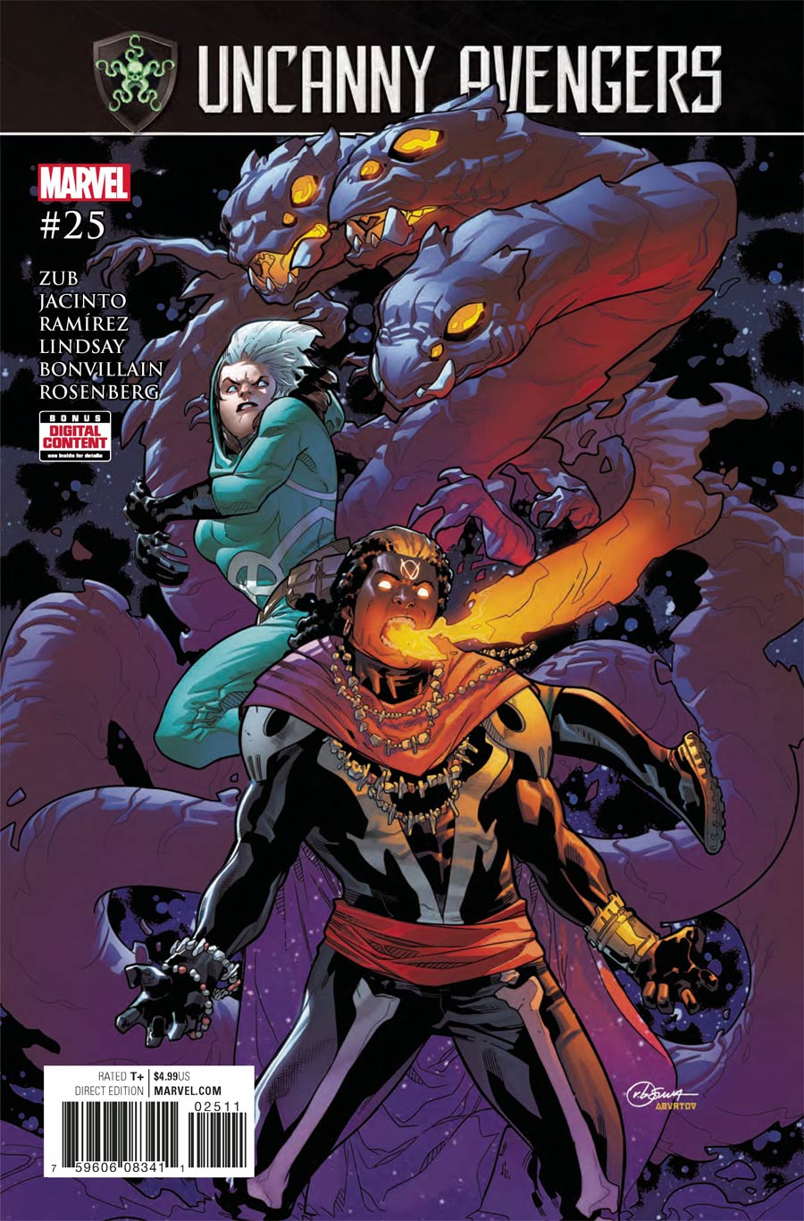 Uncanny Avengers Vol 3 #25 Cover A Regular RB Silva Cover (Secret Empire Tie-In)