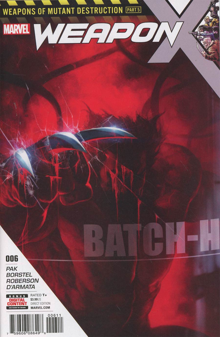 Weapon X Vol 3 #6 Cover A 1st Ptg (Weapons Of Mutant Destruction Part 5)