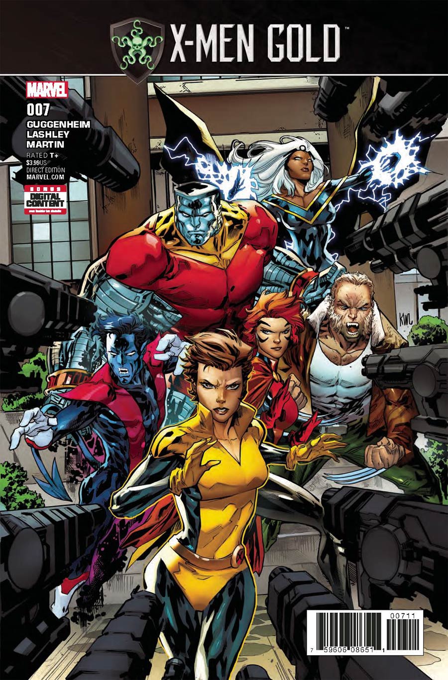 X-Men Gold #7 Cover A Regular Ken Lashley Cover (Secret Empire Tie-In)