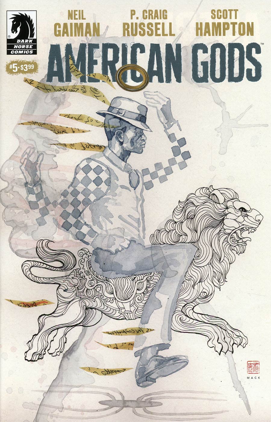 American Gods Shadows #5 Cover B Variant David Mack Cover