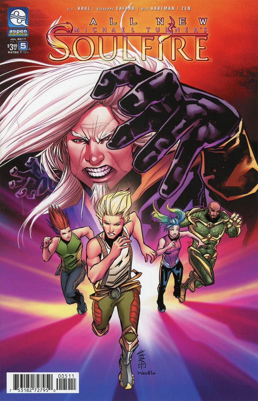 All New Soulfire Vol 2 #5 Cover A Regular Giuseppe Cafaro Cover